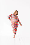 Women's You Had Me At Plaid Pajama Set