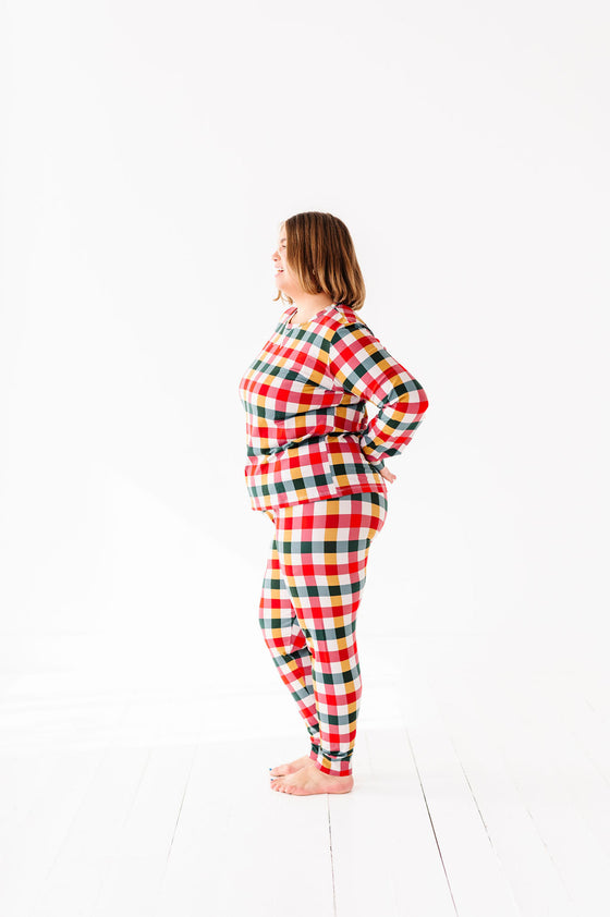 Women's You Had Me At Plaid Pajama Set