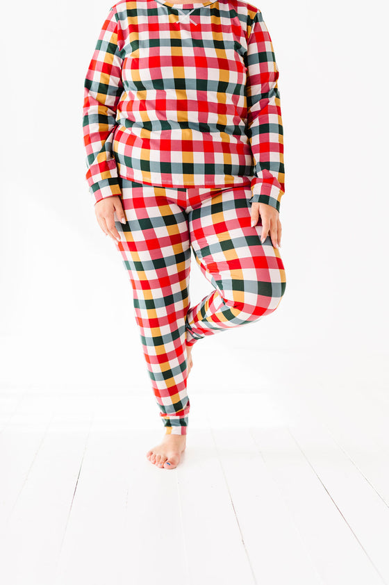 Women's You Had Me At Plaid Pajama Set