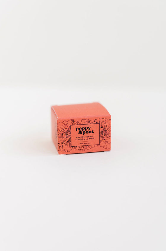 Poppy & Pout - Blood Orange Mint Lip Scrub