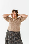 Dax Ribbed Sweater in Brown