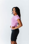 Sydney Ribbed Top in Light Orchid