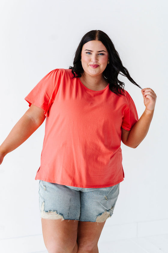 Marissa Top in Coral