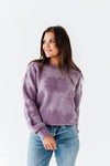 Anna Patchwork Sweater in Dusty Mauve