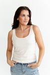 Tracy Tank in Oatmeal - Size S Left