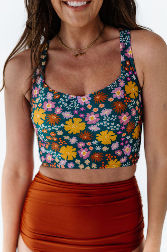 Bali Floral Crossover Top