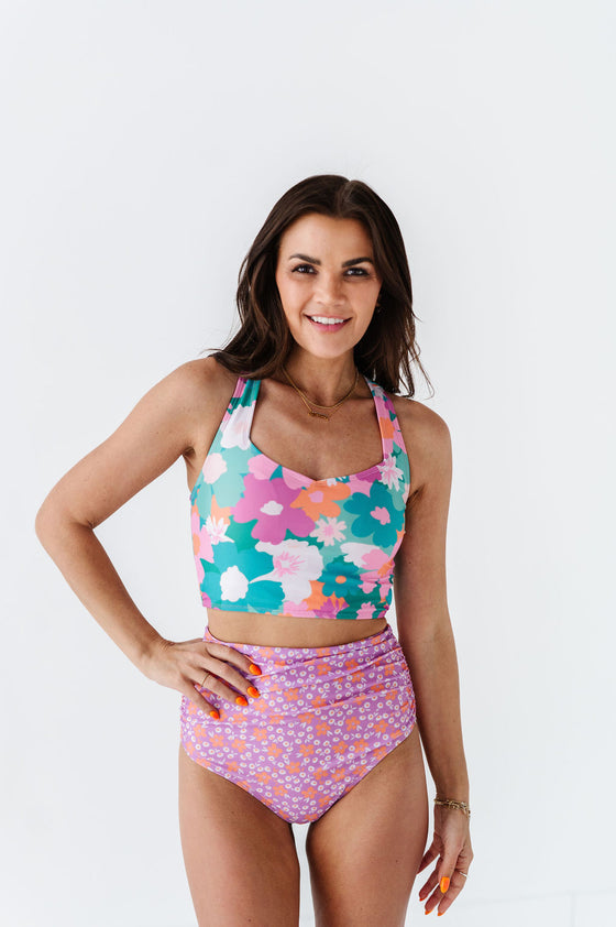 Daisy Sunrise High Waisted Ruched Bottoms