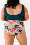 Kailani Floral High Waisted Ruched Bottoms