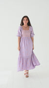 Kemry Embroidered Dress in Lavender