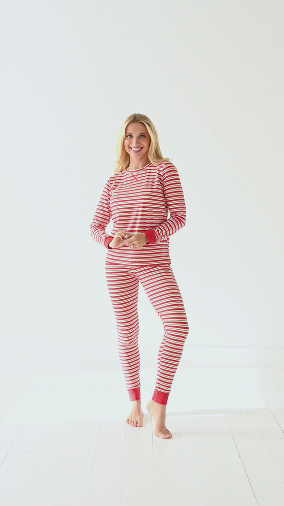 Women's Stripe Right Pajama Set