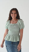 Sutton Smocked Top