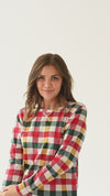 Women's You Had Me At Plaid Pajama Set