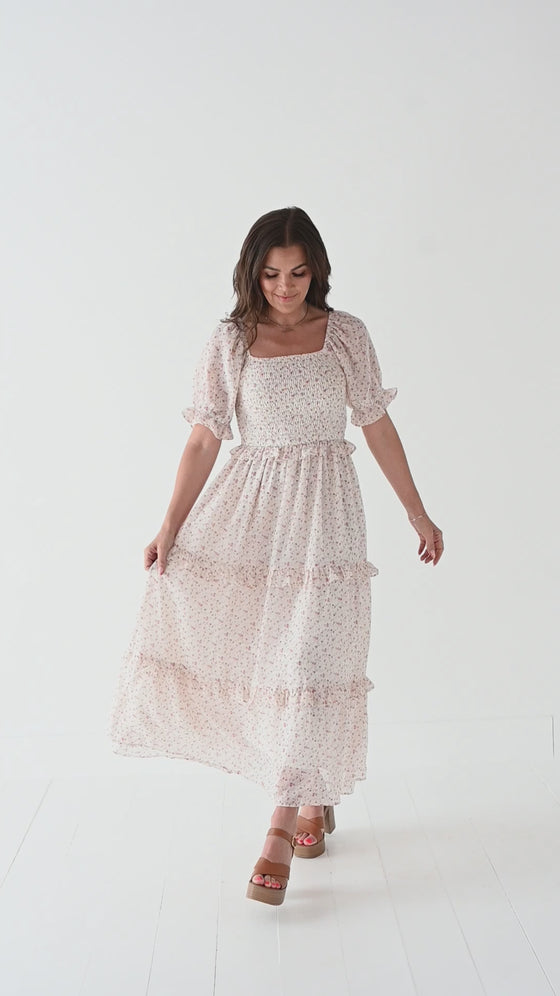 Celeste Ruffle Dress