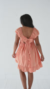 Tessa Babydoll Dress in Apricot