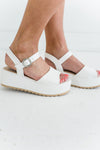 Jump Out Platform in White - Size 6 Left