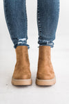 Piper Suede Boots in Tan - Size 6 & 10 Left