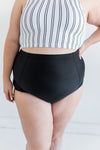 Classic High Waisted Bottoms in Black