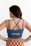 Cape Cod Double Strap Top in Navy