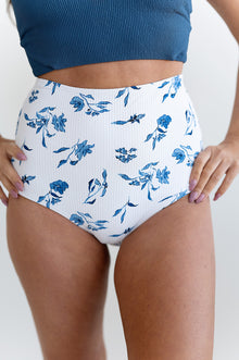  Reef Floral High Rise Ribbed Bottom