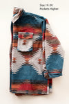 Falling For You Southwestern Woven Jacket - Size Small Left