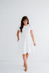 Tea Time Dress in White - Size Large Left