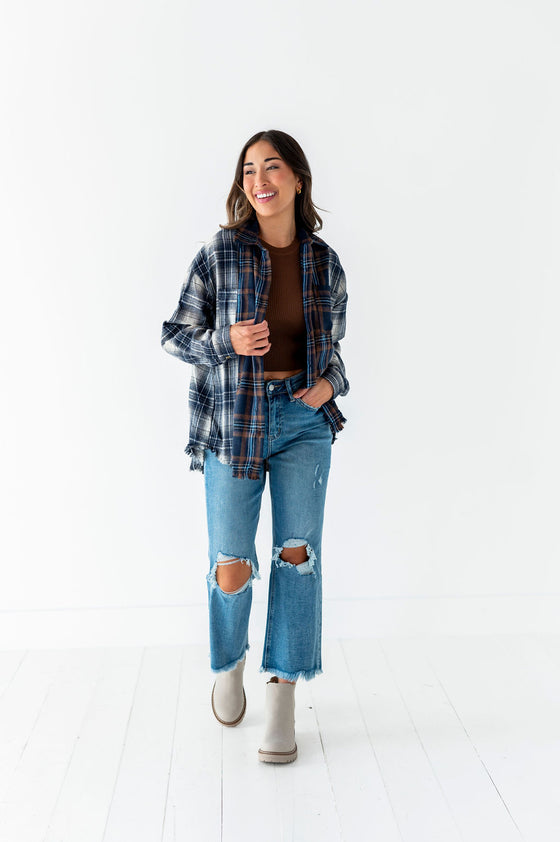 Laken Flannel Button Up