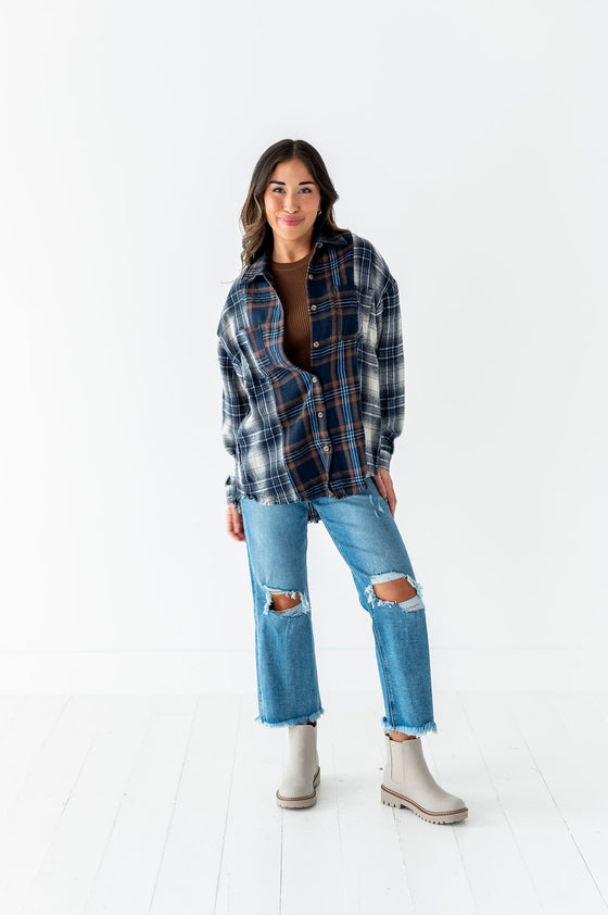 Laken Flannel Button Up