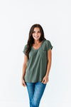 Jersey Girl Top in Olive