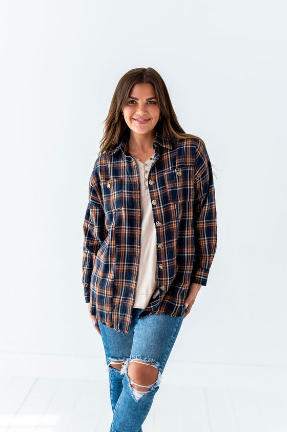 Zealand Plaid Top