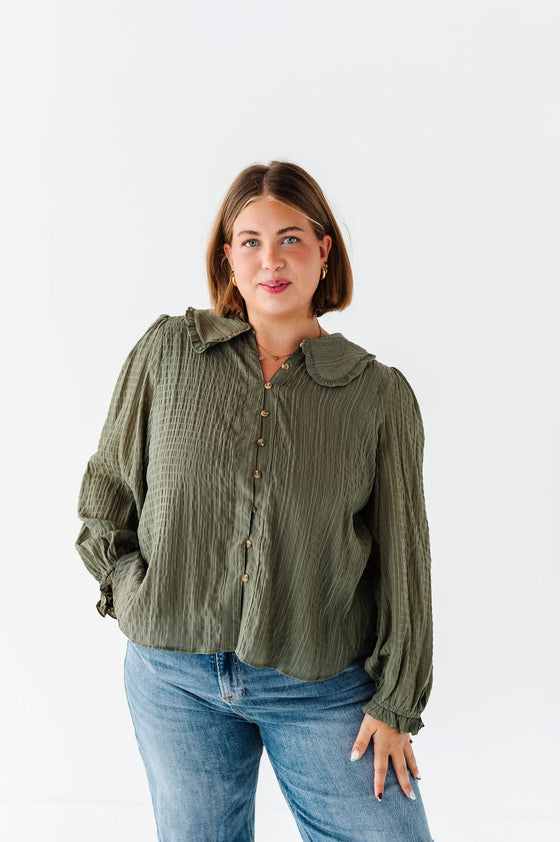 Saylor Top in Olive