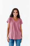Jersey Girl Top in Mauve