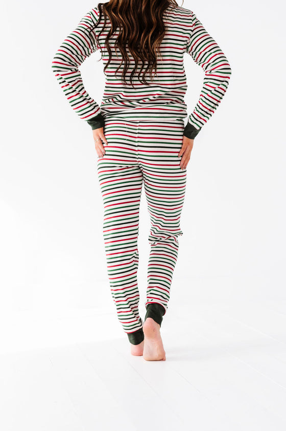 Women's Holiday Stripe Pajama Set