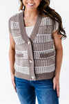 Gwyneth Textured Sweater Vest