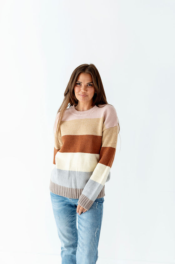 Corina Colorblock Sweater