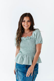  Sutton Smocked Top