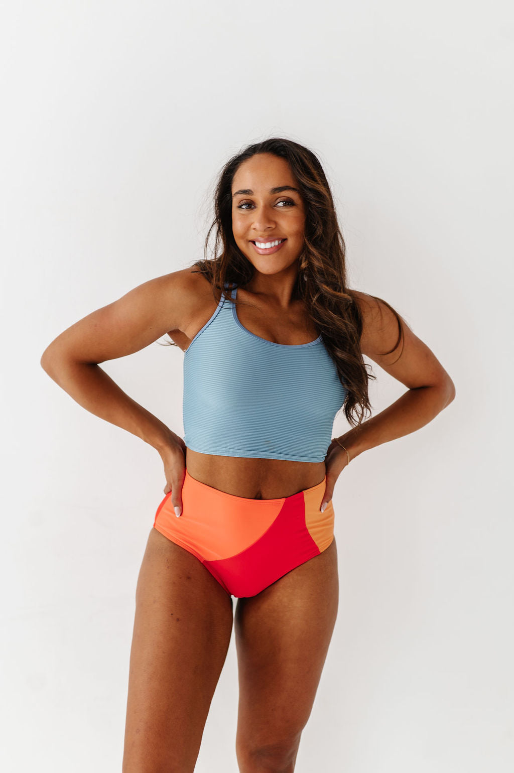 Double Strap Top in Sky Blue – Livy&Kate Clothing