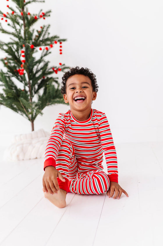 Children's Stripe Right Pajama Set