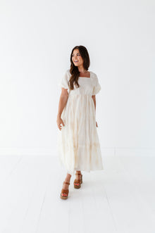  Lola Embroidered Dress in Cream