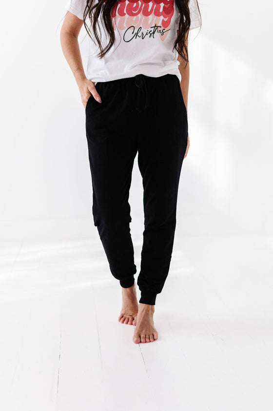 Our Favorite Joggers in Black - Size 1X Left