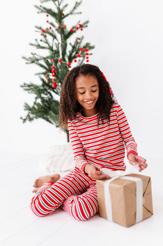 Children's Stripe Right Pajama Set