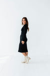 Fawn Knit Dress in Black