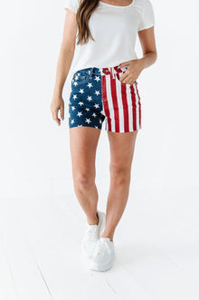  Americana Flag Shorts