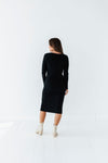 Fawn Knit Dress in Black