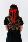 Glitter Hair Bow in Red