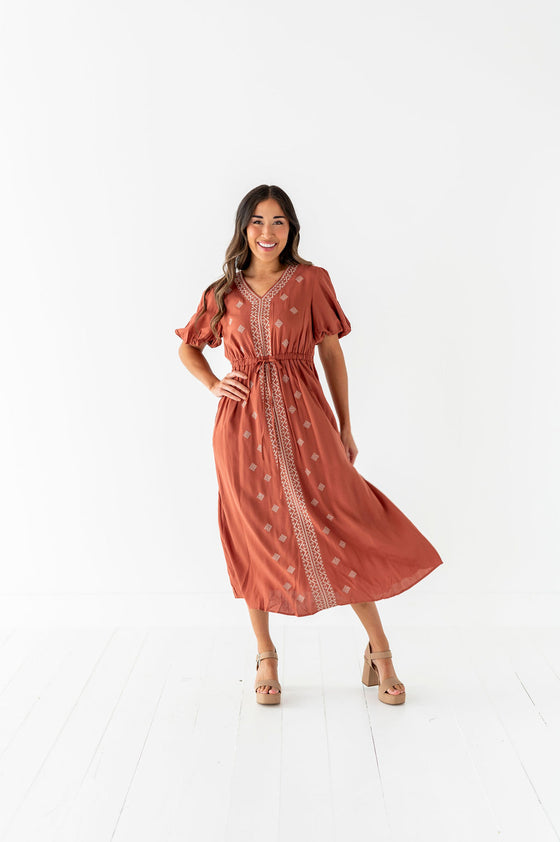 Colleen Embroidered Dress