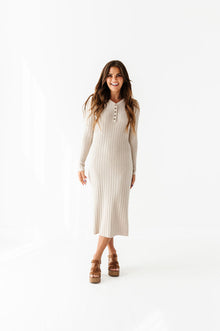  Willow Sweater Dress in Natural