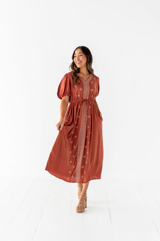 Colleen Embroidered Dress