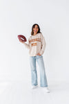 "Football Mom" Jacquard Sweater