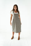 Trudie Overall Dress in Gingham