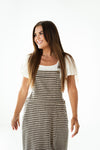 Trudie Overall Dress in Gingham